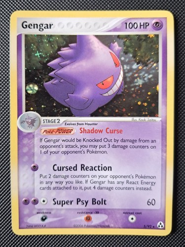 Pokemon card gengar - card, 5/92