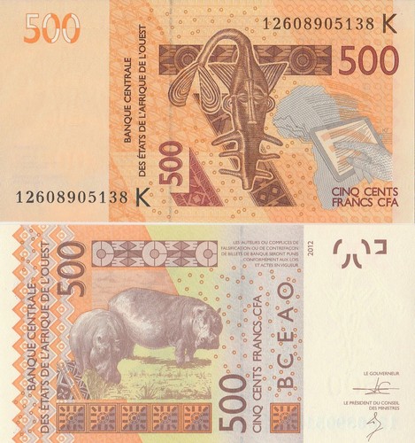Banconota africa ouest - banconota, 500
