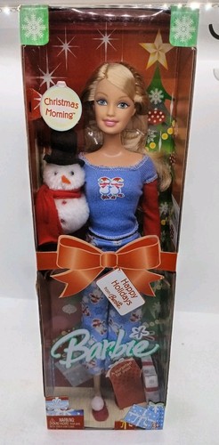 Mattel barbie natale mattina - barbie,