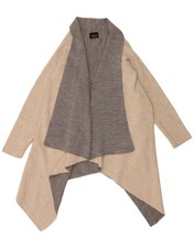 Maglione cardigan asimmetrico