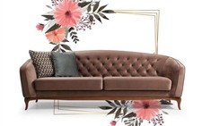 Divano di lusso design tre