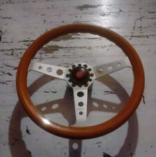 VOLANTE MOMO FIAT ABARTH 124 SPIDER COUPE 128 127 X1/9 LEGNO MOZZO CLACSON 