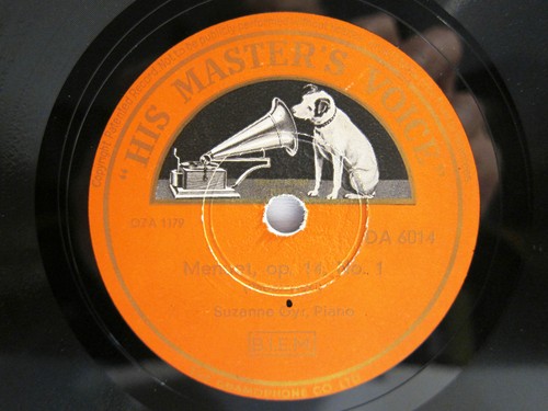 78rpm suzanne gyr piano - suzanne,