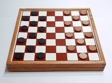 Scacchiera vintage in legno