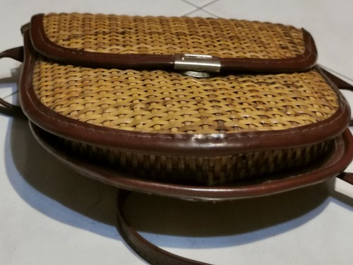 Borsa vintage midollino vimini
