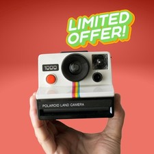Polaroid 1000 fotocamera pellicola, fotocamera Polaroid vintage, Polaroid calssica un passo
