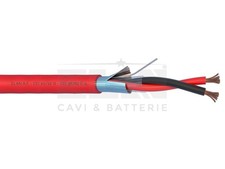 Elan cavo antincendio twistato 2x0,50 Schermato 100% Rame PVC - 032051R