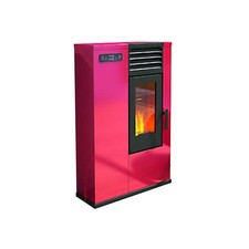 STUFA PUNTO FUOCO PELLET SUSY 7,5 KW ROSSO 