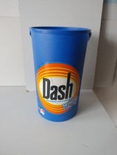 FUSTINO DETERSIVO DASH VINTAGE ANNI 70 80  PLASTICA SENZA COPERCHIO VUOTO 
