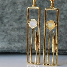 Collana fiore opale o pietra