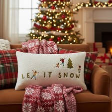 Cuscino natalizio Let it Snow