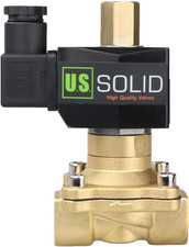 220V AC 1/2" G Elettrico Elettrovalvola Ottone Normalmente Aperto Solenoid Valve