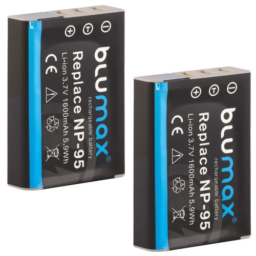 Blumax batteria per fuji - 2x,