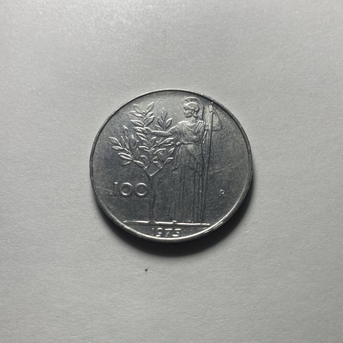 Moneta 100 lire 1975 - moneta,