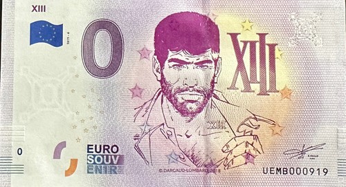 Biglietto euro xiii fumetto - biglietto,