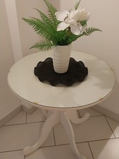 Tavolino salotto tondo Bianco