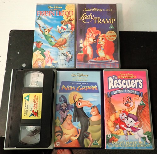 Disney vhs tapes - disney,