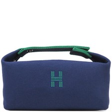 HERMES Pouch Birkin A Black PM