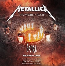 2 BIGLIETTI Metallica M72 World Tour Stadio Renato Dall'Ara Bologna 03 giugno 26