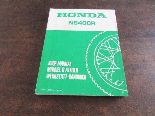 Honda ns400r shop - shop, repair