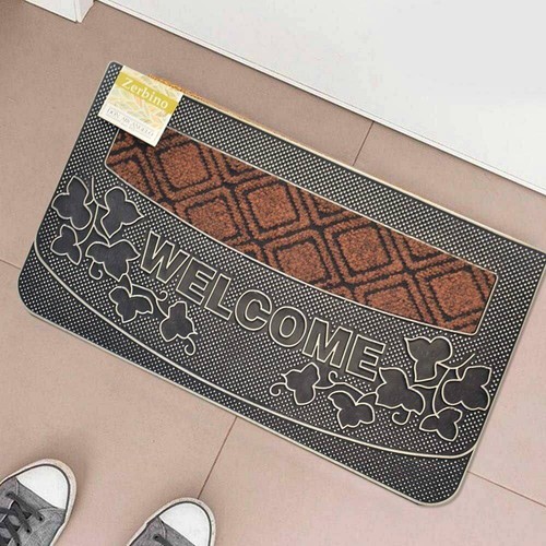 Tappeto zerbino welcome piante - tappeto,