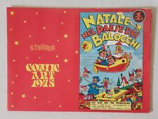 STRENNA COMIC ART 1975 "Natale nel paese dei balocchi " Rubino anastatica !!!!!