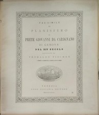 FAC-SIMILE DEL PLANISFERO DI PRETE GIOVANNI DI CARIGNANO DI GENOVA DEL XIV SEC.