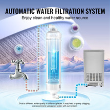 Macchina per Ghiaccio Commerciale 56 Kg/24 Ore Autopulente Da Bar Hotel