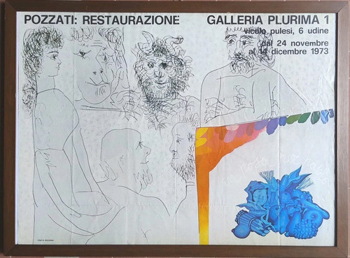 Concetto pozzati 1973 galleria - concetto,