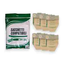 Premium  Quality  Sacchetti  Carta Set 6 pezzi per Folletto VK 130 131