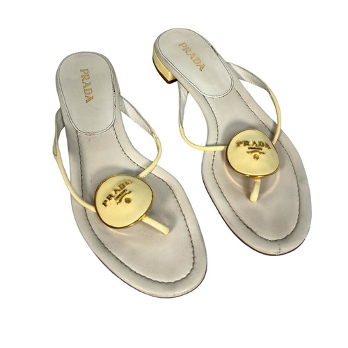 Sandali infradito prada panna - sandali,