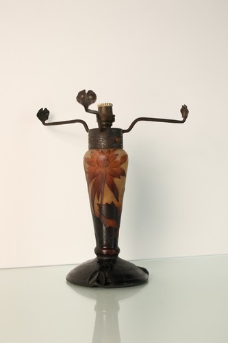 Pied lampe verre - en,