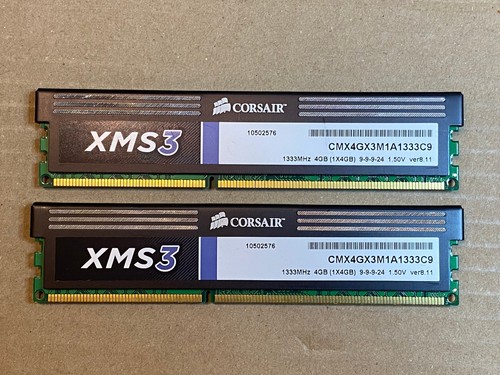 8gb corsair xms3 - (2x4gb),