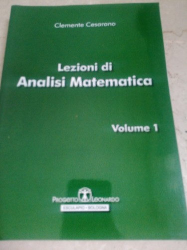 Lezioni analisi matematica - di,