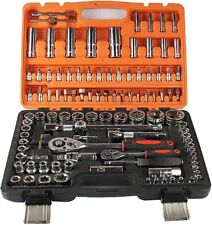 Valigetta 108 pz Chiavi a Cricchetto Serie Bussole Esagonali Bussola Cromate