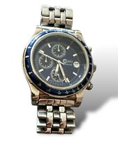Orologio Originale CADET Quadrante Blu Chronostar Non Testato Non Funzionante