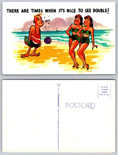 Cartolina umorismo costume - , da