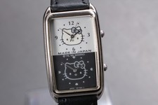 [Quasi Come Nuovo] Orologio Donna Seiko Alba Y15W-5A20 Hello Kitty Dual Time Tank Quarzo