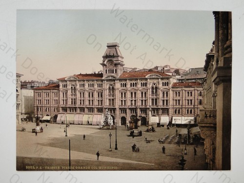 Trieste piazza grande - grande, col