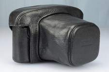 Rollei Rolleiflex SL35 Borsa/Custodia Pelle-Nera con Tracolla Germany 1980s