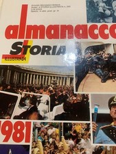 LIBRO ALMANACCO STORIA ILLUSTRATA 1981 ARNOLDO MONDADORI EDITORE