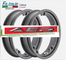 Kit 2 Cerchi In Lega Ribassati Tubeless Nero Piaggio Vespa PK 50 125 S XL