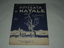 SPARTITO MUSICALE DEL 1929 "PIFFERATA DI NATALE-ATTILIO PARELLI-ILL DI BONFANTI