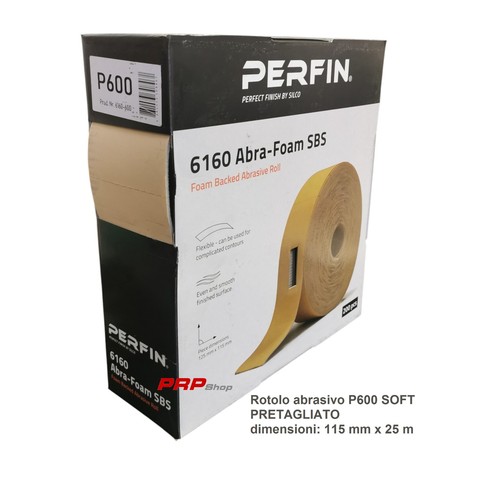 Rotolo abrasivo p600 soft - rotolo,