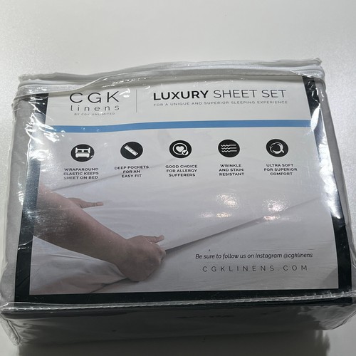 Cgk linens luxury sheet - luxury, set