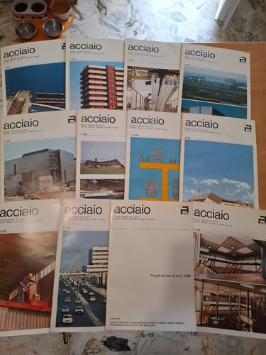Acciaio rivista mensile - acciaio, del