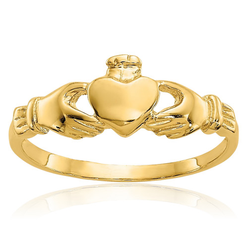 Anello fascia celtica oro - a, in