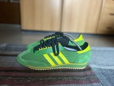 Vintage 70's Adidas SL 76 Green Yellow Made in West Germany Rare Like New US 12