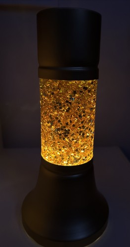 Vintage lava lamp gold - vintage,