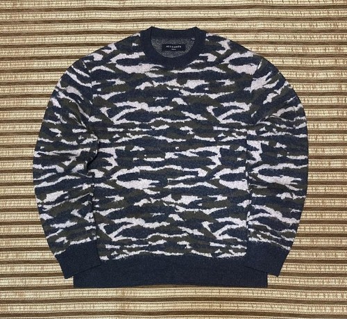 Maglione uomo allsaints kaki - uomo,